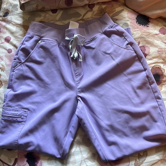 Lavender Dew Zamora™ High Waisted - Jogger Scrub Pants - Picture 6 of 7